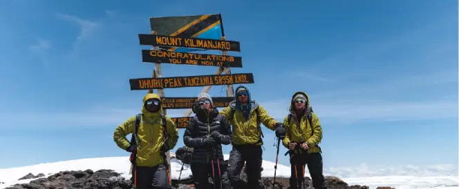 Rota Umbwe - Dia 6 - Subida ao Uhuru Peak e descida ao Millennium Camp